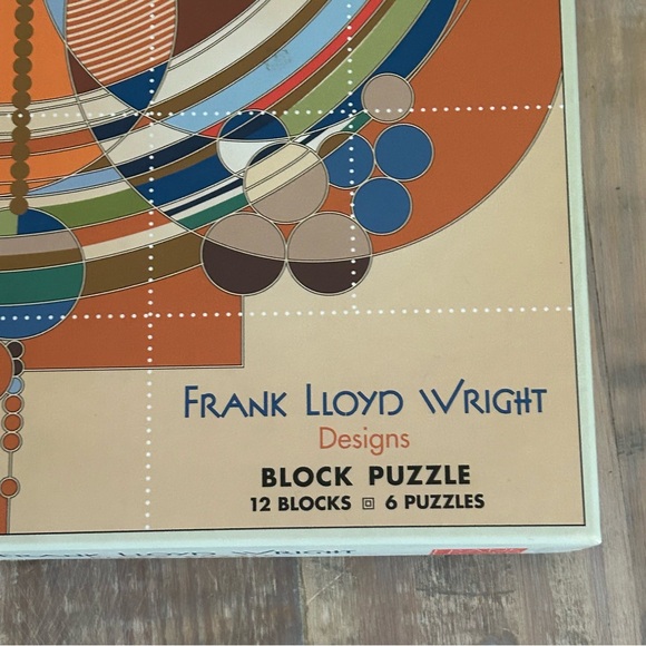 Frank Lloyd Wright Block Puzzle - 6 Puzzles. - Picture 3 of 11